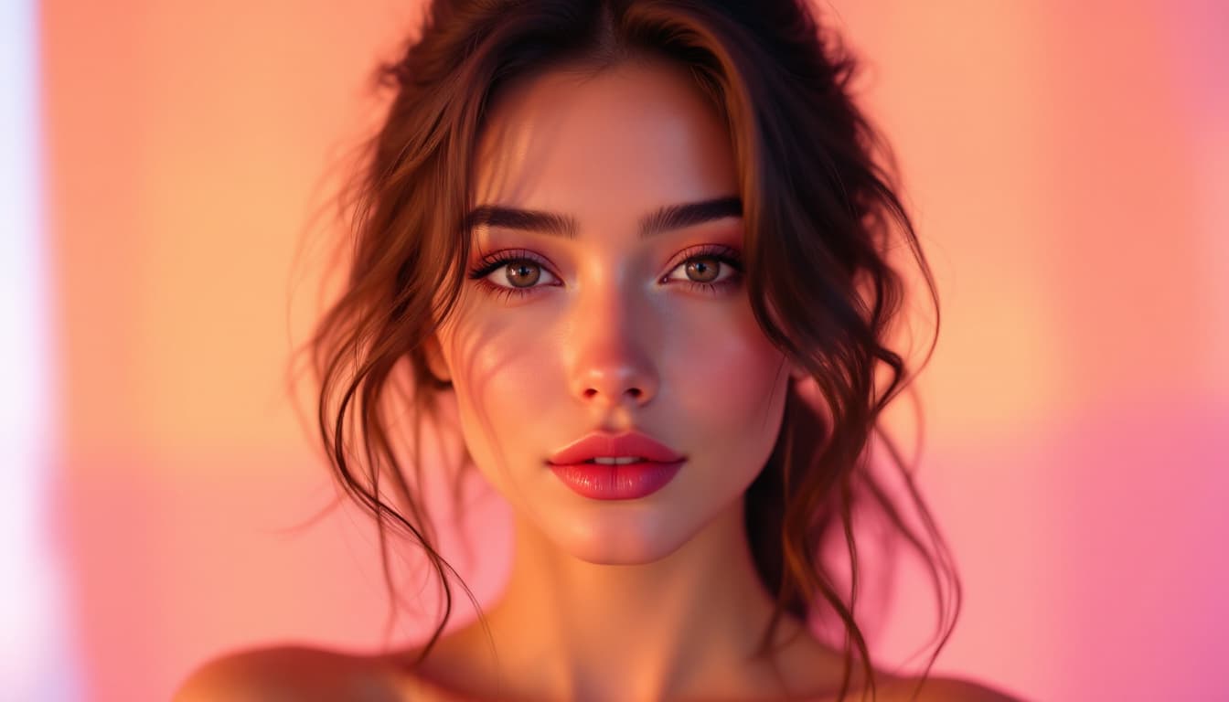 AI generated: AI-generated influencer avatar, realistic face, professional lighting, soft studio background with w...