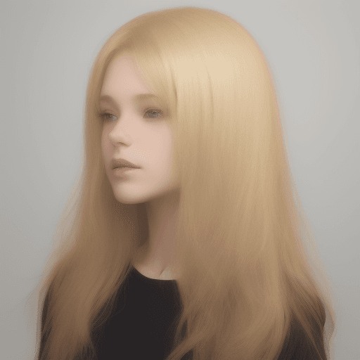 AI generated: blond hair