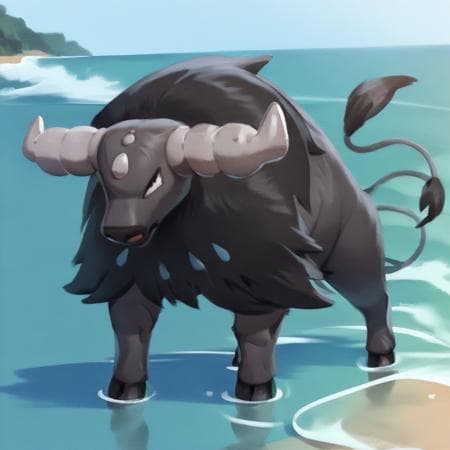 Paldean Tauros Aqua Breed (Pokemon)