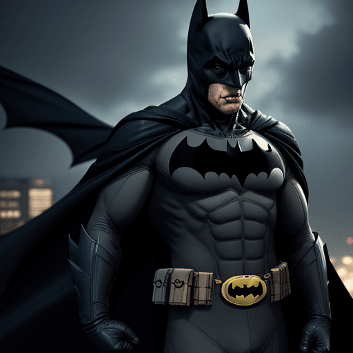 AI generated:  batman put on combat castume , 4 k ulra hd