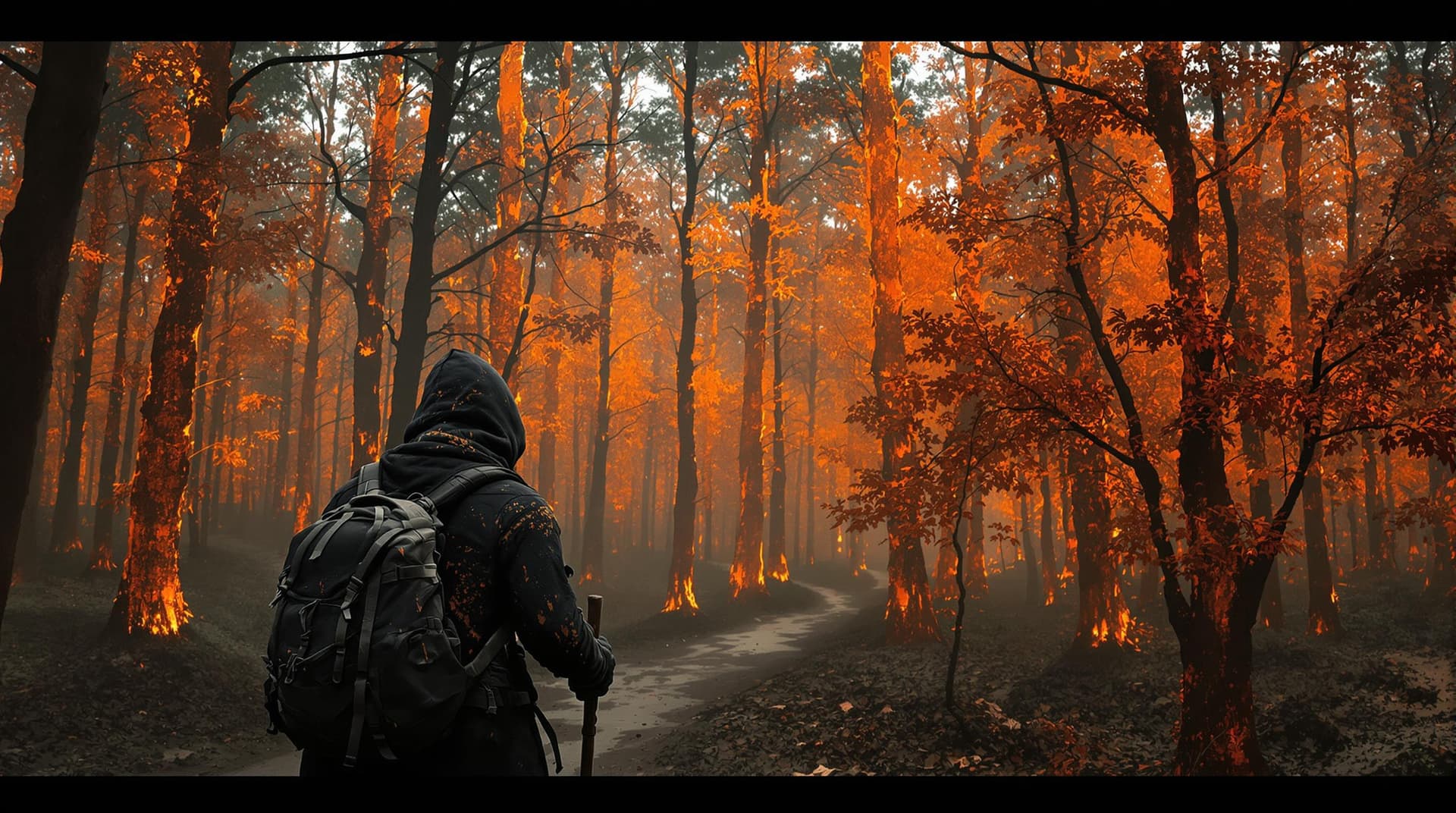 AI generated: A photorealistic scene inspired by the Stalker universe, set in the aftermath of the Chernobyl disas...