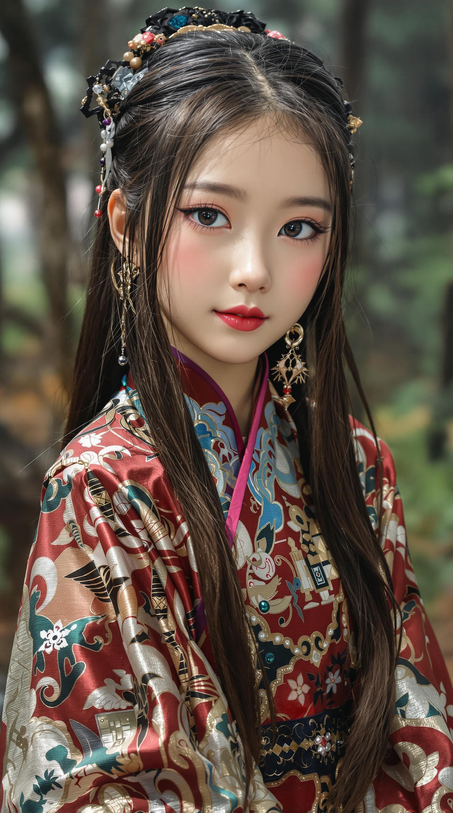 AI generated: a professional photo of a exceptionally beautiful girl in the world (age 7), (seven year old) Chines...