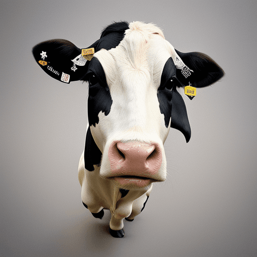 AI generated: cow logo
