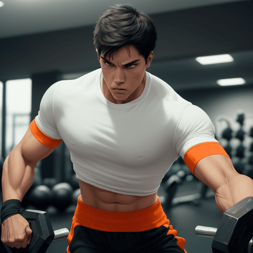 AI generated: The protagonist is an energetic and determined athlete, with an athletic figure, short hair and conf...