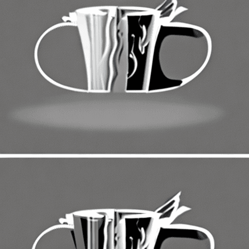 AI generated: Generate a logo representing the "Cup of Knowledge" concept for a news blog.
Begin with a stylized c...