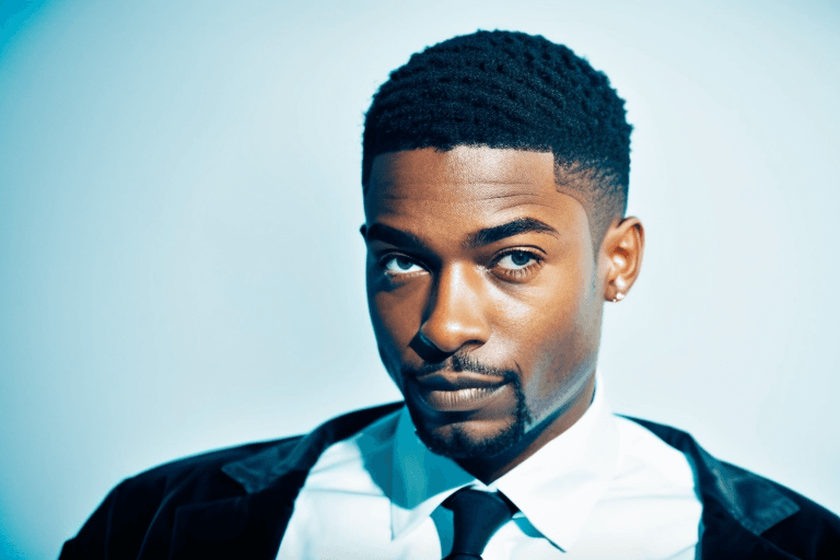 AI generated: calm man, business man , cool vibes, soft