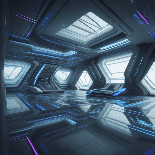 AI generated: INTERIOR, EXTREMELY FUTURISTIC, no one had ever seen before, hyper-detailed, hyper-intricate, actual...