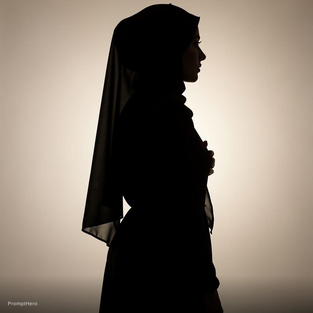 AI generated: Naked hijab