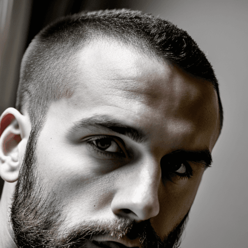 AI generated: portrait, stunningly handsome 30 y. o. man,, stunning face, (expressive and deep eyes ), curious and...