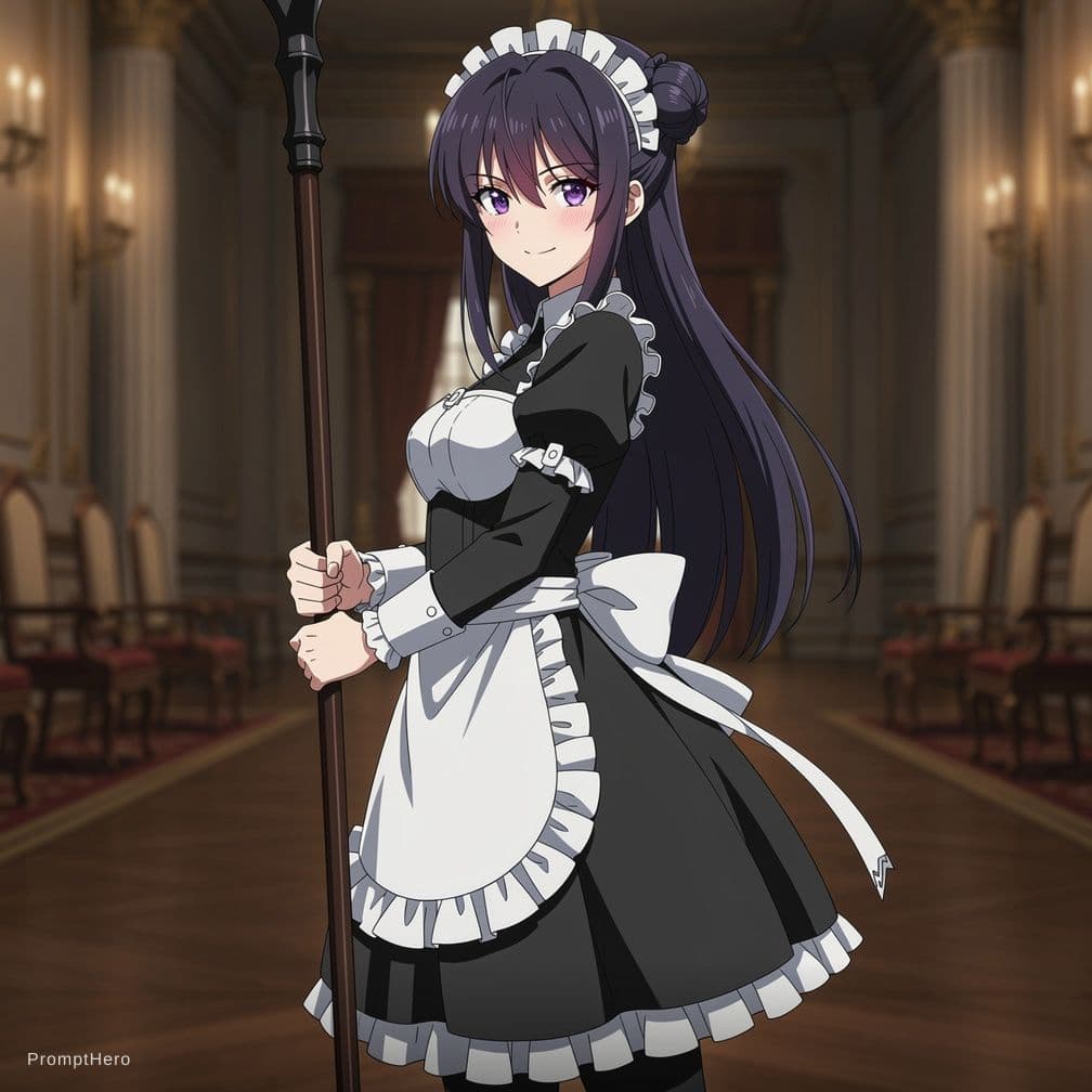 AI generated: Can you create a picture about this character based on my prose, following with its artstyle being d...