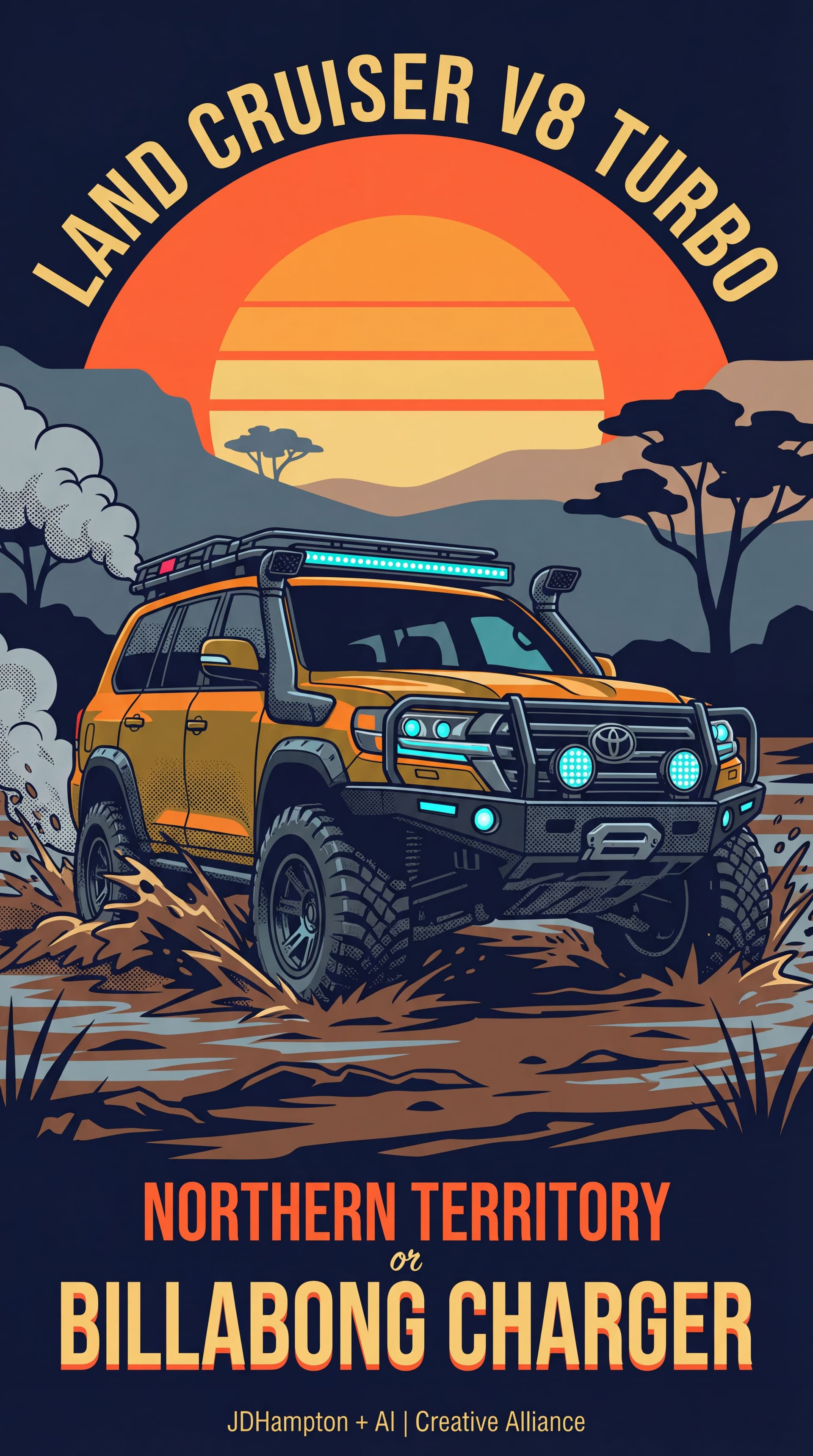 AI generated: Here is the cleaned combined prompt ready to use:

Style & Medium:
Vector illustration, screen print...