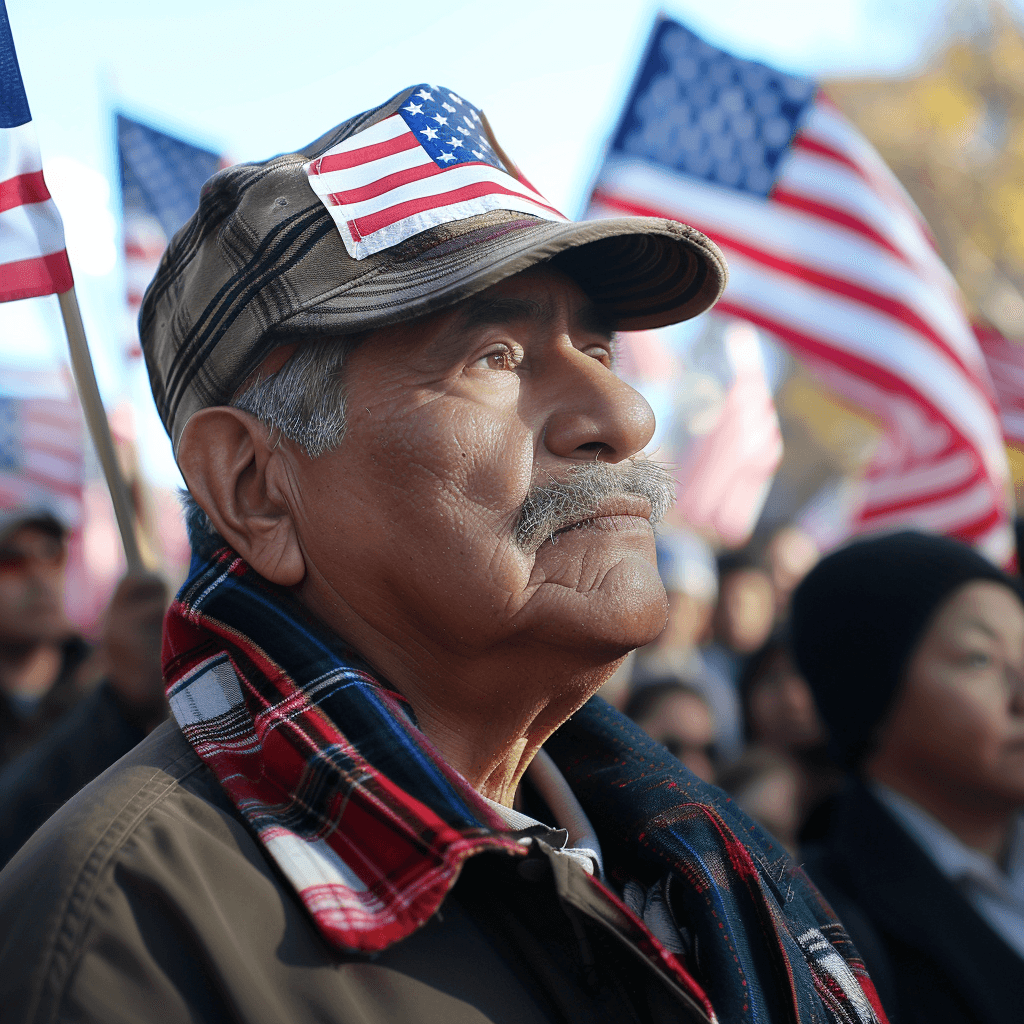 AI generated: fighting for immigrant rights --c 35