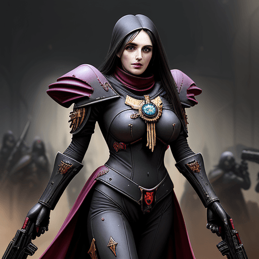 AI generated: Adeptus sororitas repentia