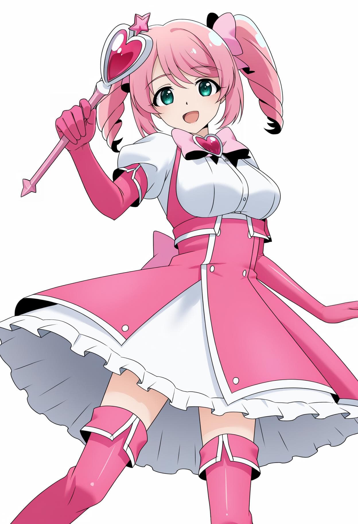 Gushing over Magical Girls_Haruka Hanabishi丨魔法少女にあこがれて_花菱はるか丨梦想成为魔法少女_魔法品红