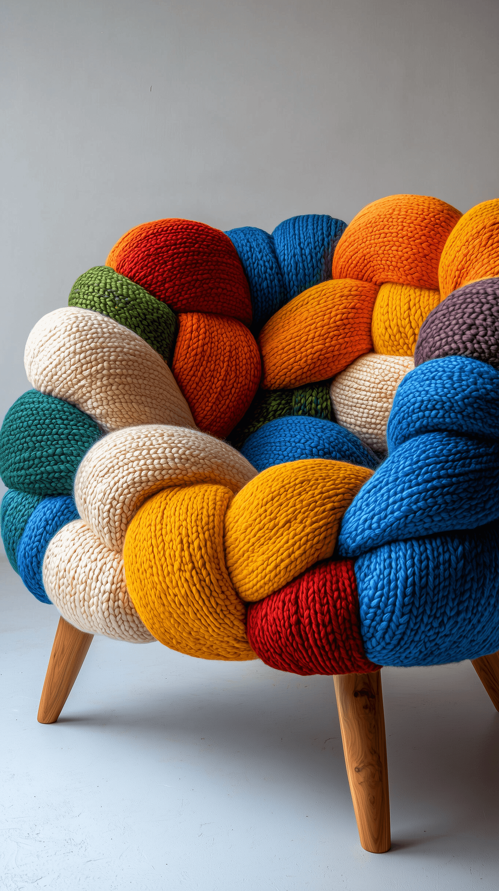 AI generated: high resolution photography, central composition, conceptual experimental single sofa design, inspir...