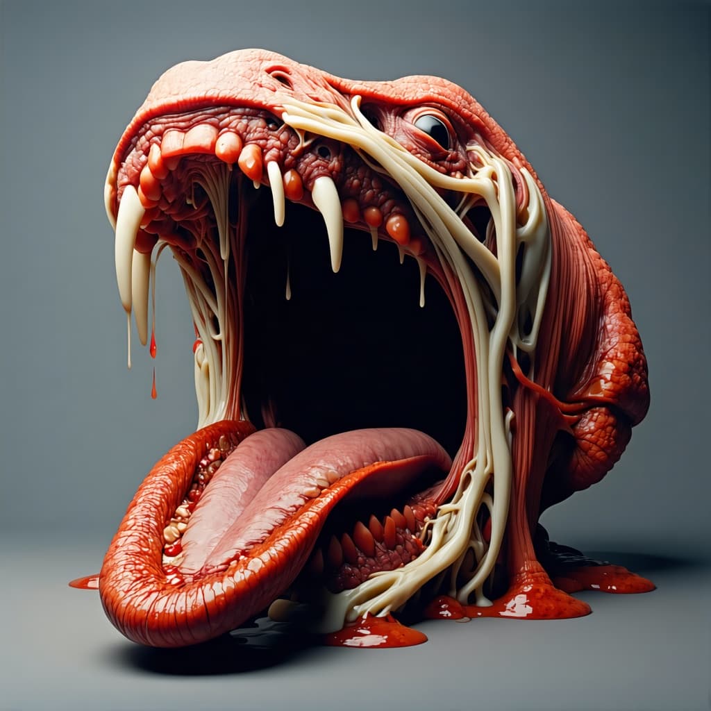AI generated: vore