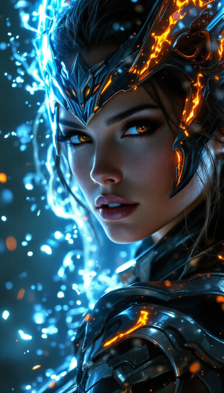 AI generated: Transform to extreme vivid fantasy realism style art, ultra-detailed masterpiece, depiction of Witch...