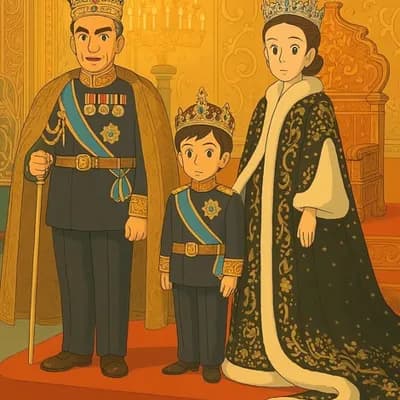 AI generated video: ghibli studio style,loop video, the king is speaking slowly and lip-sync. The king raises one hand. ...