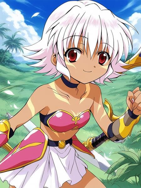 国崎レナ＆国崎シューゴ（hack 黄昏の腕輪伝説) illustrious  Kunisaki_Rena＆kunisaki_shugo (hack legend of the Twilight)