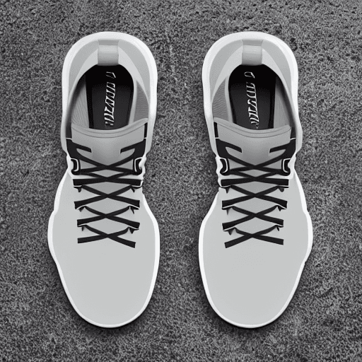 AI generated: sideview of vapormax sneakers designed using alien space ship as a concept, nh1 soles, photo  realis...