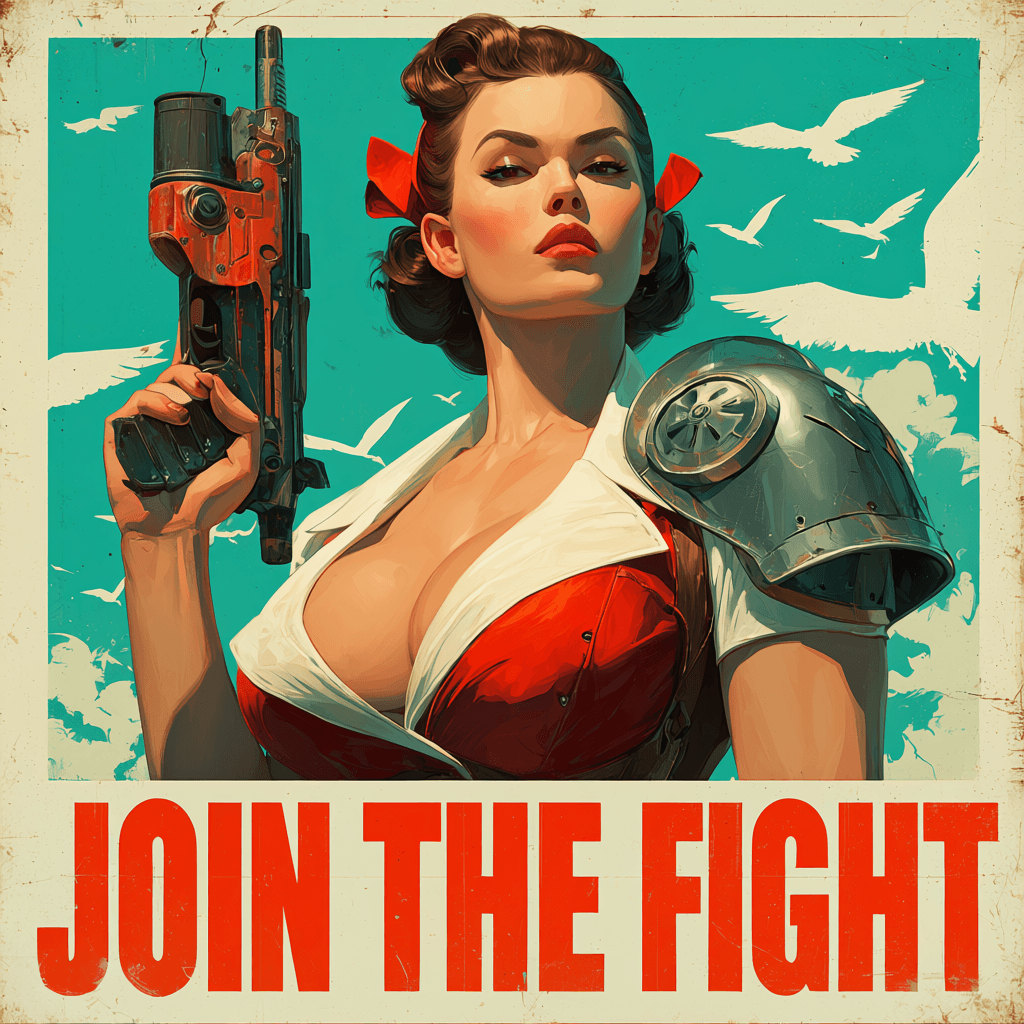 Dieselpunk Propaganda Art