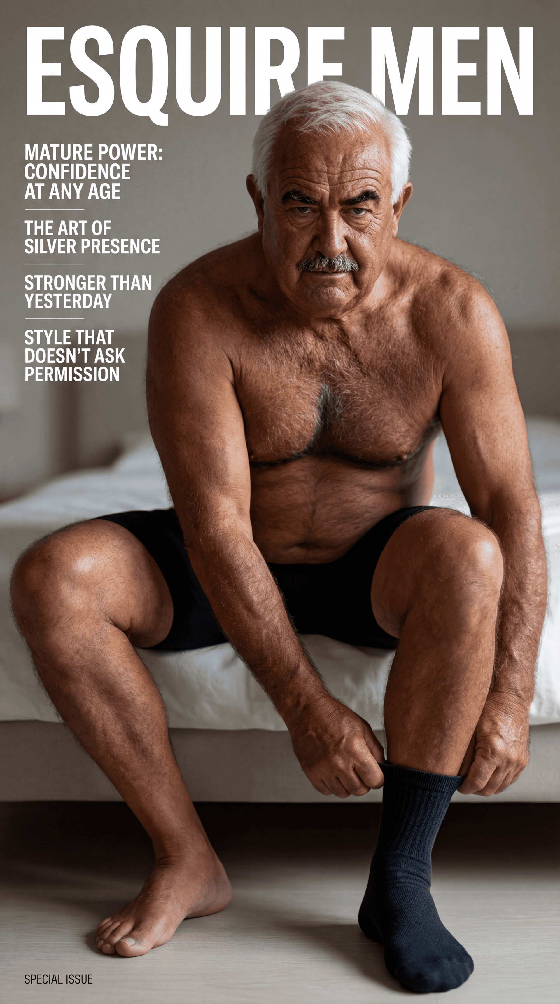 AI generated: FASHION MAGAZINE COVER. NOT CGI. NOT LIFESTYLE.
Ultra-realistic high-end editorial photography with ...