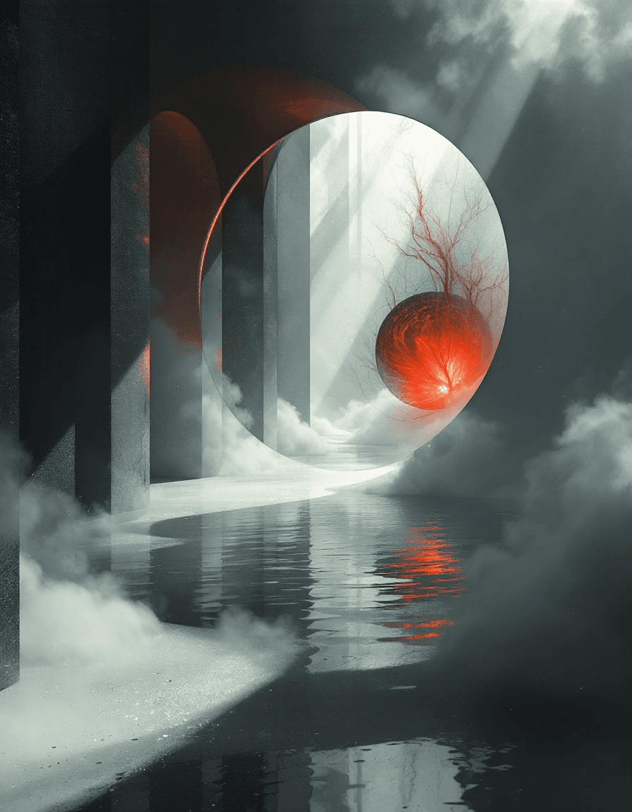 AI generated: By Stuart Immonen. beautiful Photograph featuring a surreal movement of the Dada movement, where (th...