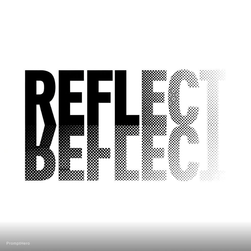 AI generated: CAN YOU MAKE SIMILAR LOGO with this halftone effect a little like reflecting same style as input
