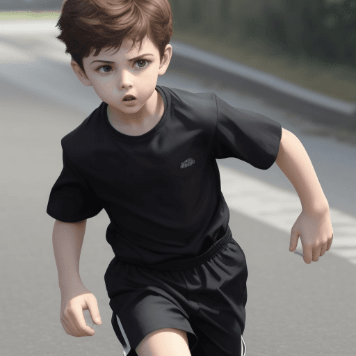 AI generated: boy was run
