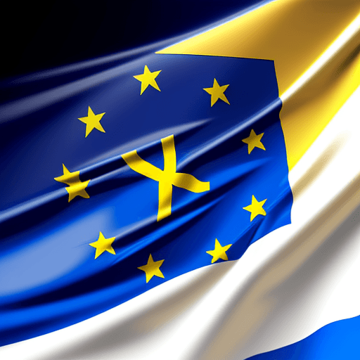 AI generated: the flag of the European Union 