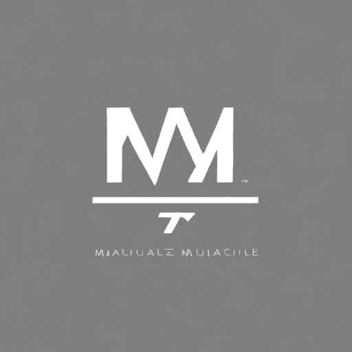 AI generated: Logo for a real estate brokerage firm named M2 with the slogan Mauricio Mosconi. It should be minima...