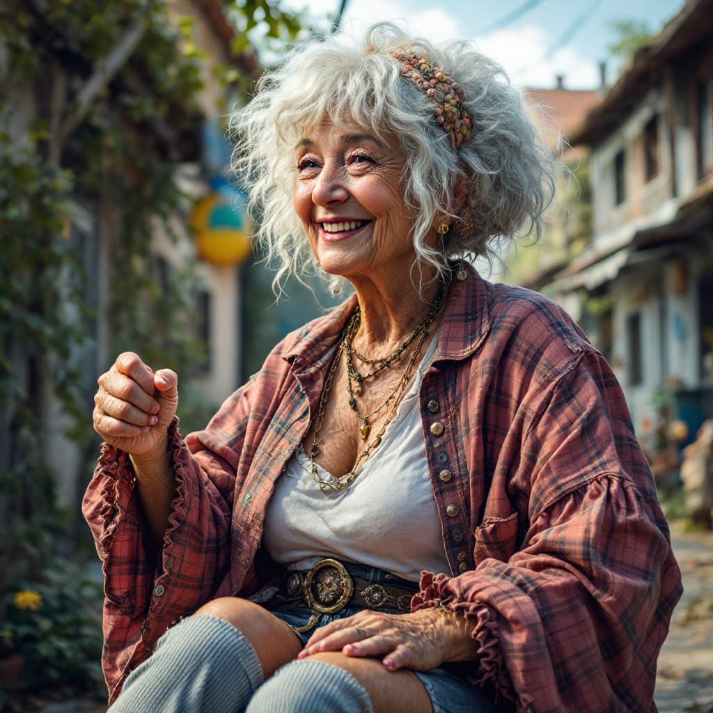 AI generated: futa granny