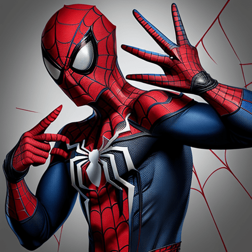 AI generated: spider man web shooting gloves