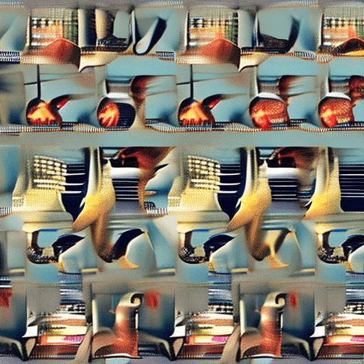 AI generated: Human evolution with books