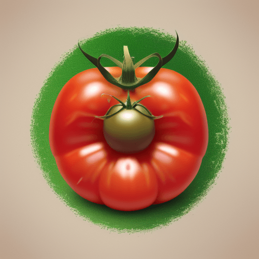 AI generated: a hd logo of tomato