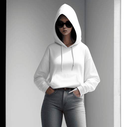 AI generated: Fashion design work feauturing a female model wearing minimalist women’s clothing, shot in a Bauhaus...