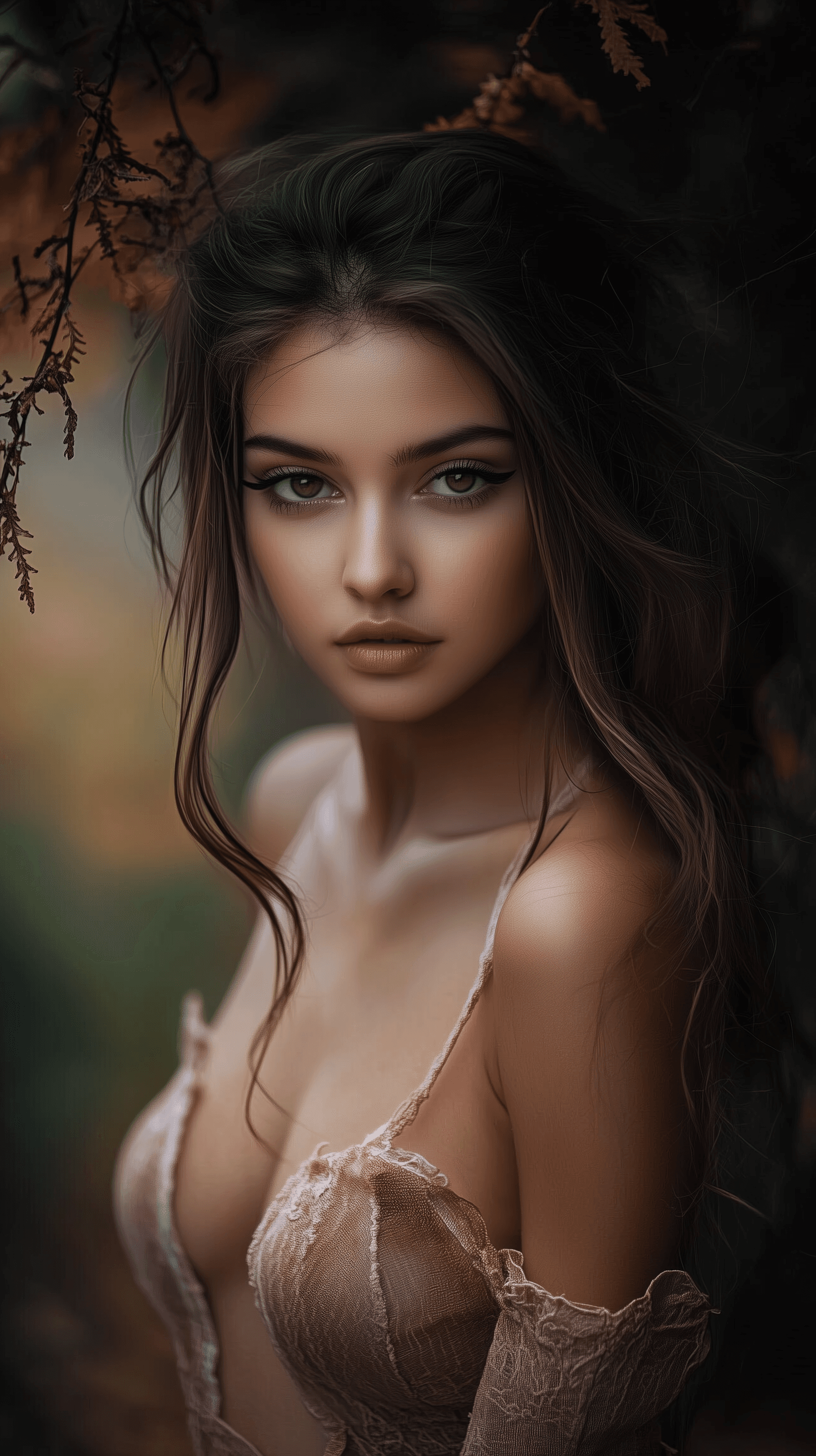 AI generated: Soft Focus Portrait Capture a soft focus portrait of the woman in a pastel-colored dress, using a sh...