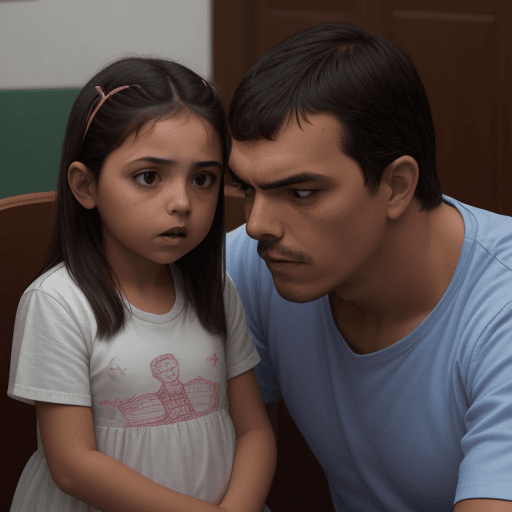 AI generated: Crea una imagen de pedro sanchez besandose con una niña