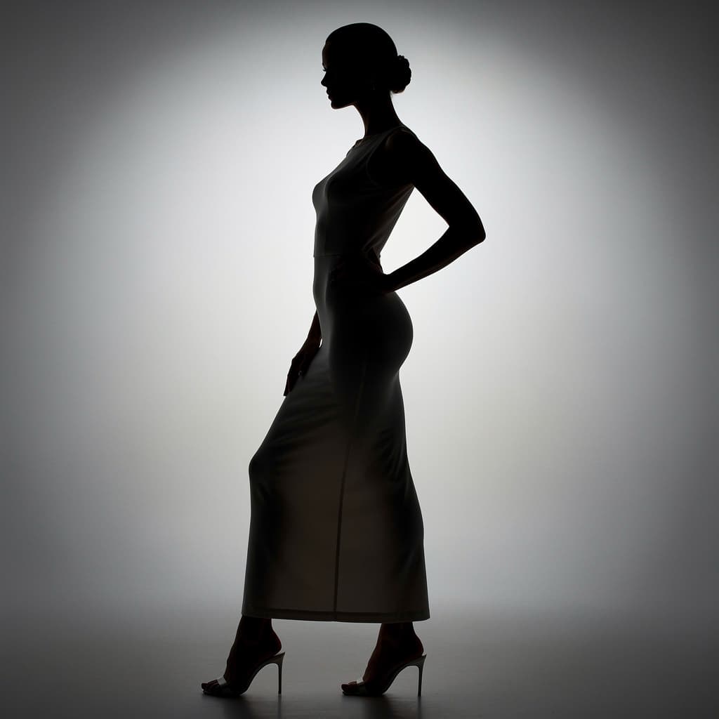 AI generated: A 6'9 woman thick and naked