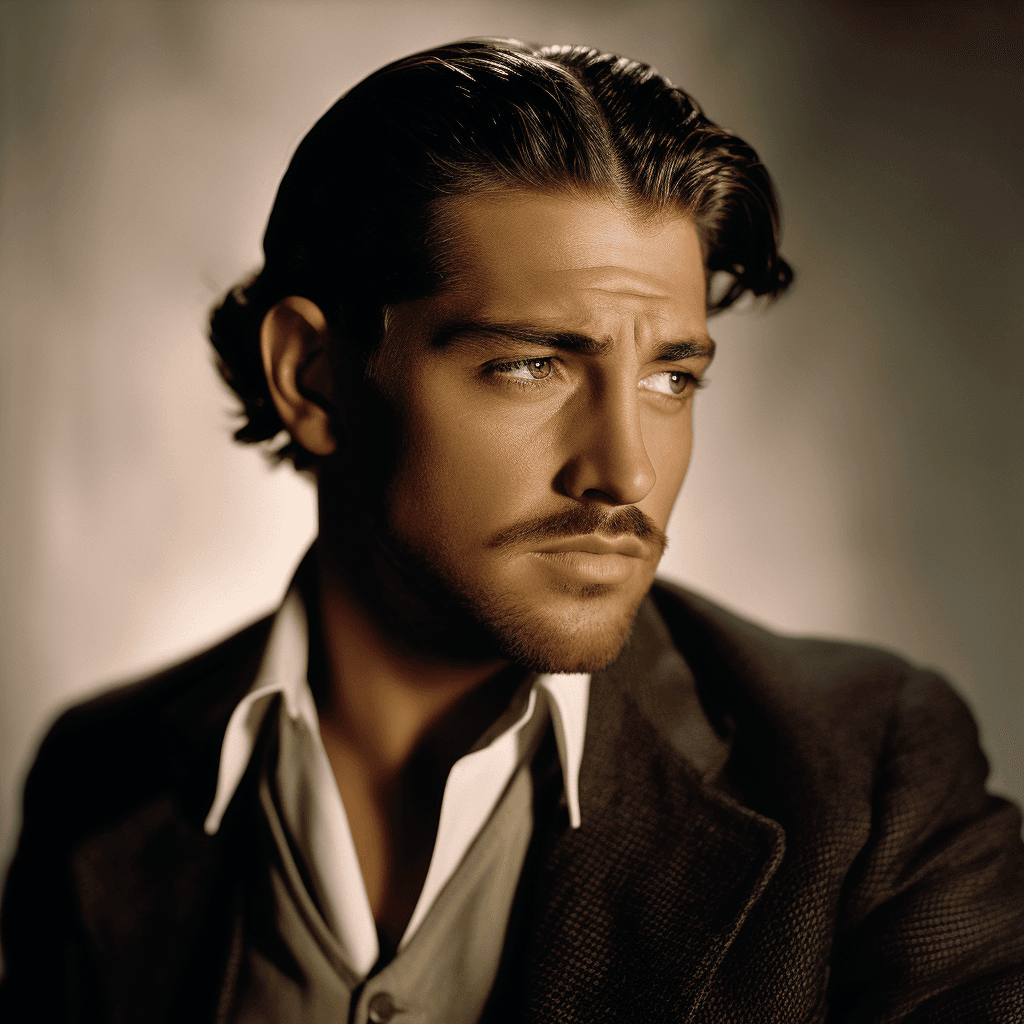 AI generated: hollywood, man, actor, handsome, perfect face, blurred, distinguished, high detail, 4k resolution, d...
