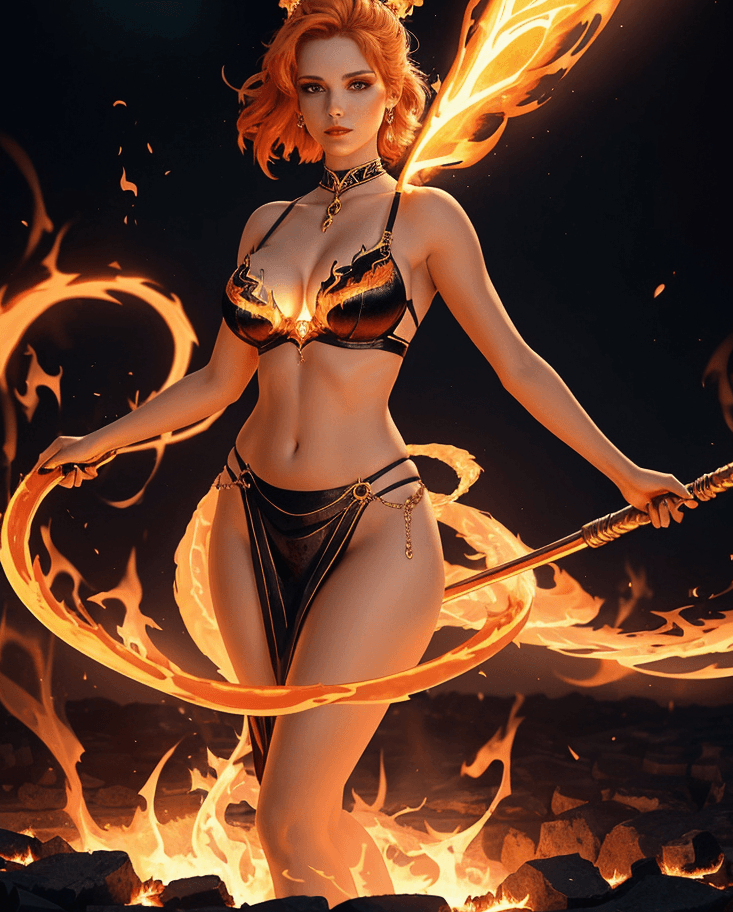 AI generated: The Queen of the Underworld
