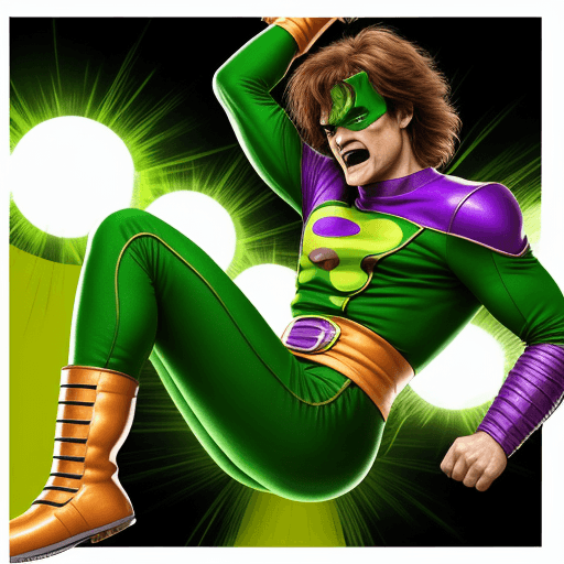 AI generated: jim carrey as kick-ass