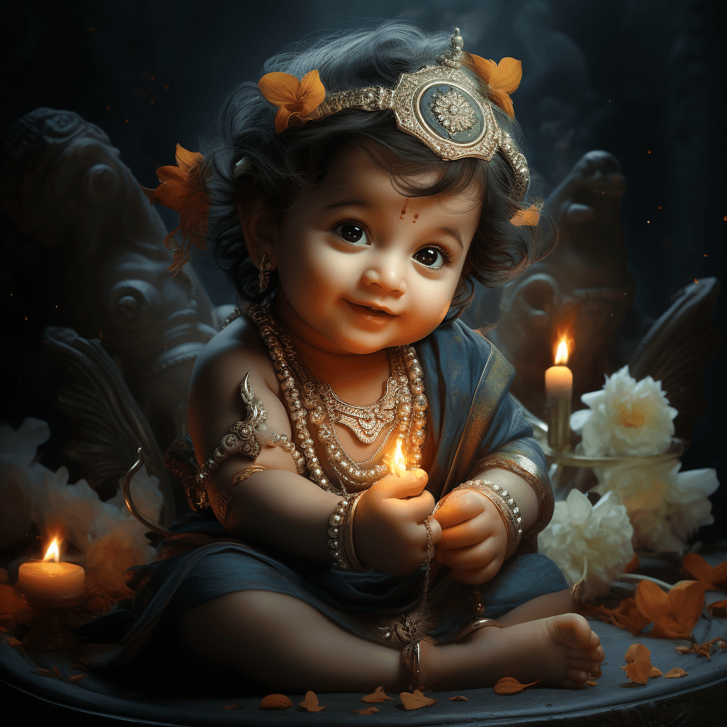 AI generated: In the heavenly abode of Lord Shiva and Goddess Parvati, a delightful twist occurs, When the mischie...