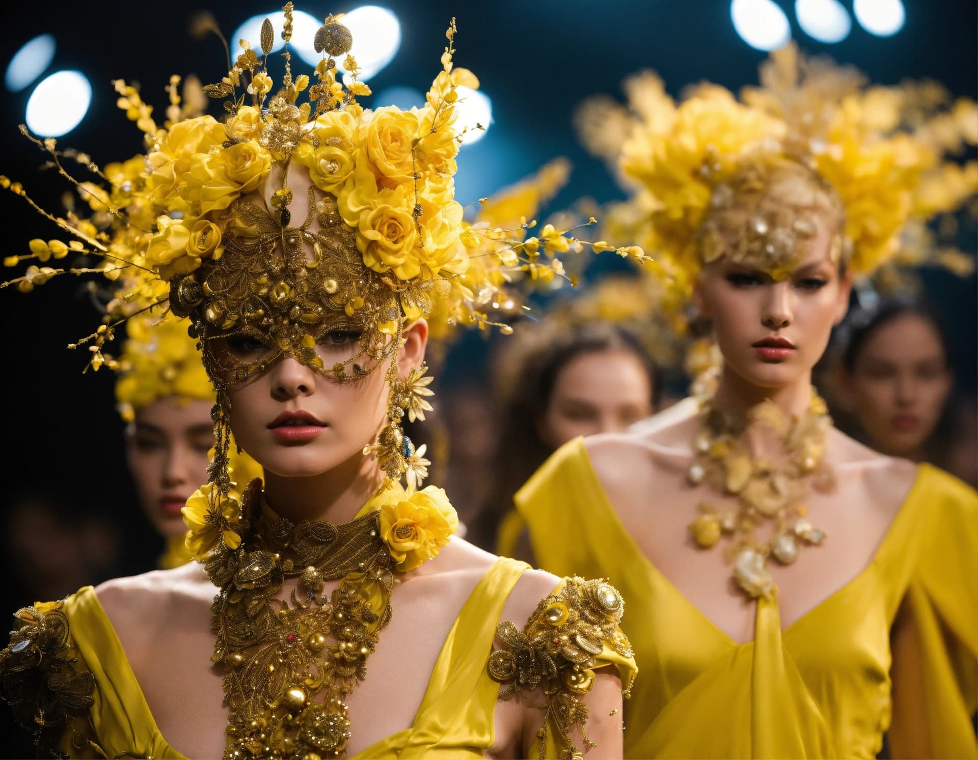 AI generated: fashion runway