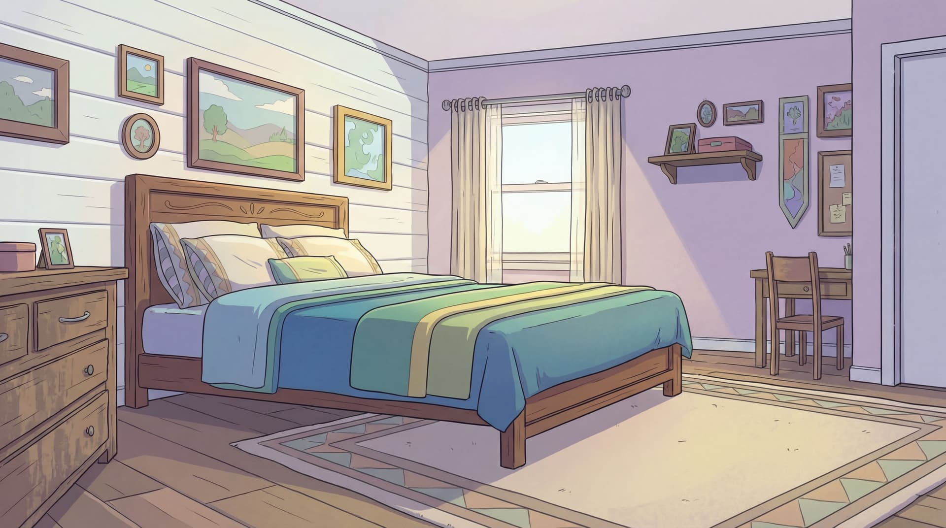 AI generated: expand the image background to whole room.