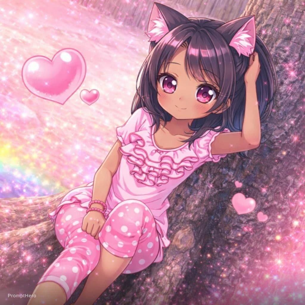 AI generated: piny girl