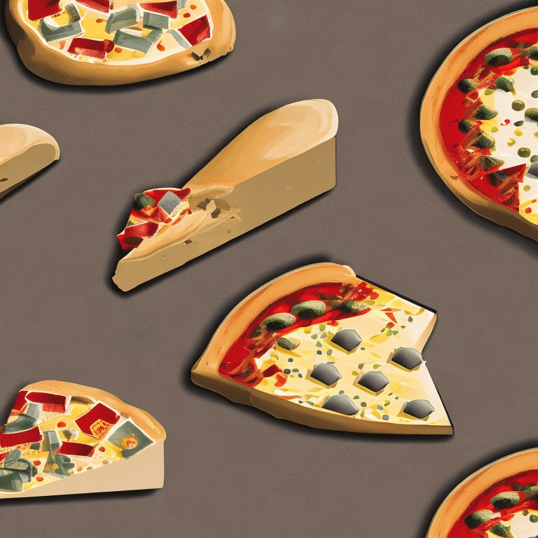 AI generated: Chees, pizza, graphic, behance