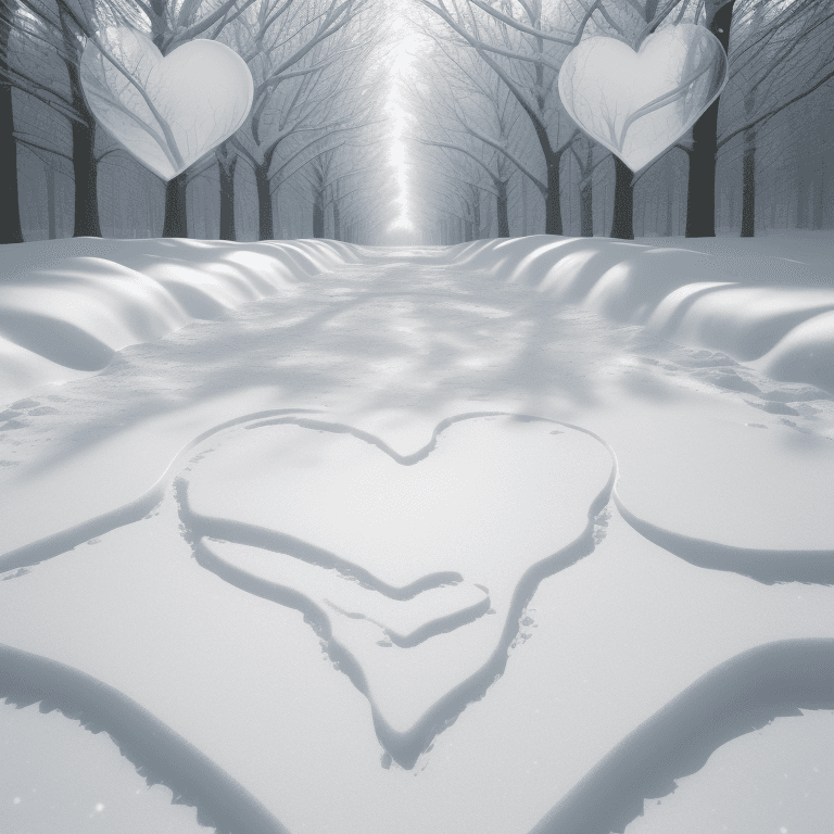 AI generated: (hyperrealism : 1. 4), (award winning: 1. 4) (masterpiece photo: 1. 4) BREAK  winter, snow, cold, he...