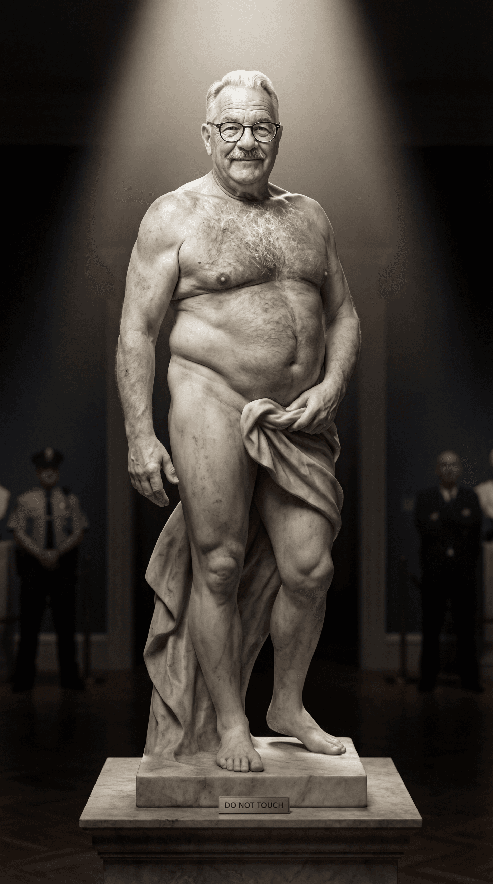 AI generated: ULTRA-REALISTIC FINE ART EDITORIAL PHOTOGRAPHY (vertical, 9:16).
High-end museum campaign aesthetic,...