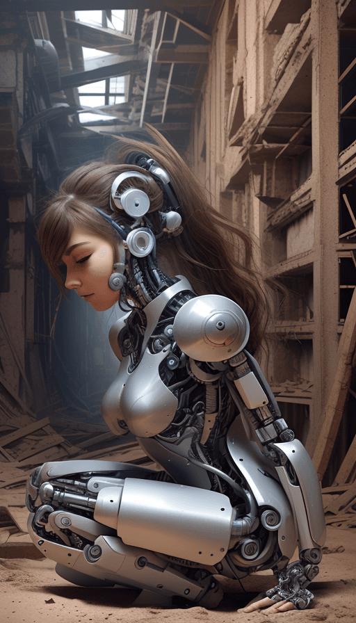 AI generated: breathtaking,<lora:reelmech1v2:1>,award-winning,professional,highly detailed,a beautiful robot,armor...
